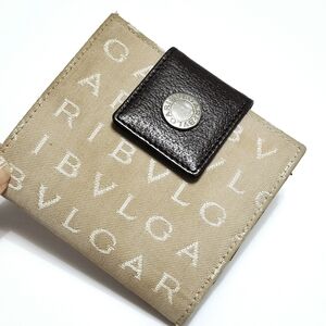 BVLGARI Logomania Bifold Wallet Authentic